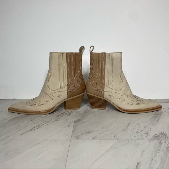 Dolce Vita Ramson Dune Multi Nubuck Western Bootie 6 1/2 - Picture 7 of 14